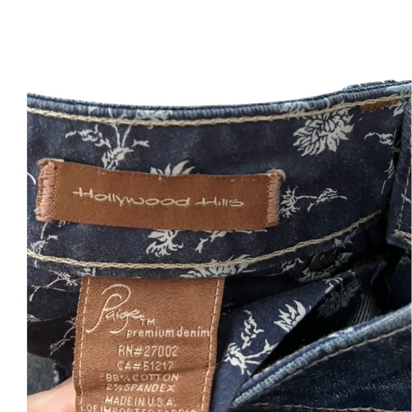 Paige Premium‎ Denim Hollywood Hills Bootcut Jeans Size 26 - Picture 4 of 9